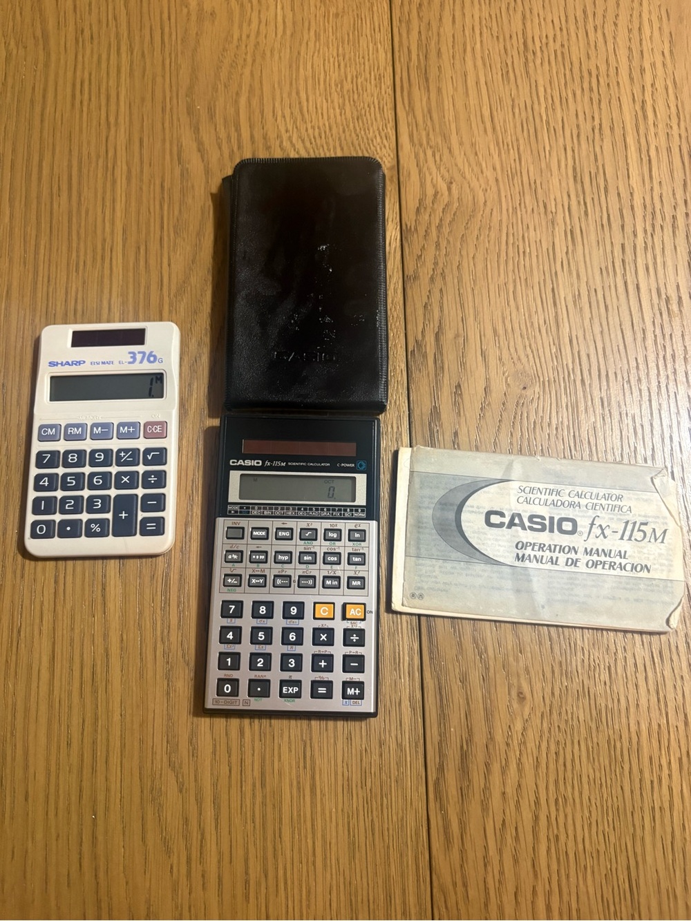 Casio fx-115M Scientific Calculator in Black and Silver